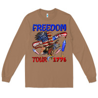 Toasted Coconut freedom born to be free tour 1776 Long Sleeve Tee - texasbilliewilder