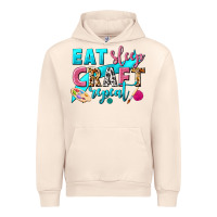 Sandshell eat sleep craft repeat Urban Hoodie - NancyCooperArtShop