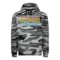 Slate Camo to those accustomed to privilege Premium Hoodie - MaliasSmallBusiness
