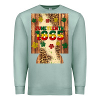 Seafoam juneteenth 1865 12 oz can cooler (regular) Premium Sweatshirt - Artiststas