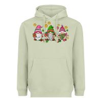Matcha pink christmas gnomies Heavyweight Hoodie - AdoDesignShop