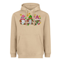 Mushroom pink christmas gnomies Heavyweight Hoodie - AdoDesignShop
