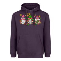 Plum pink christmas gnomies Heavyweight Hoodie - AdoDesignShop