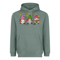 Sage pink christmas gnomies Heavyweight Hoodie - AdoDesignShop