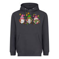 Smoke pink christmas gnomies Heavyweight Hoodie - AdoDesignShop