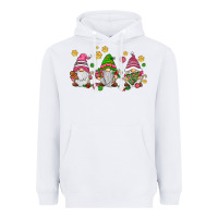 White pink christmas gnomies Heavyweight Hoodie - AdoDesignShop