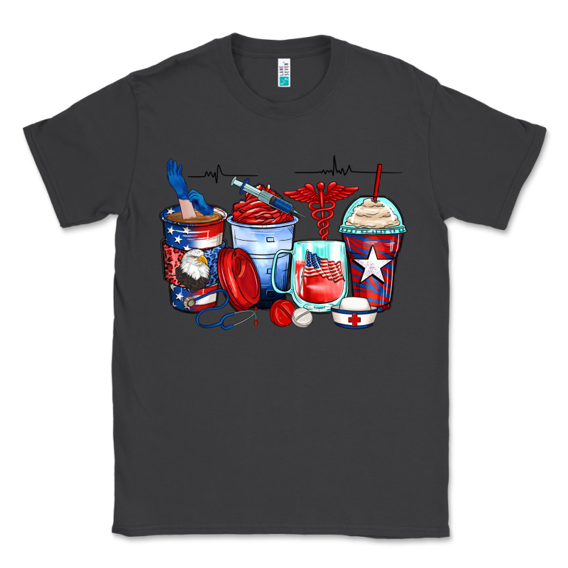 American Nurse Coffee Cups Classic Tee by Zillion Design Studio | Teevron