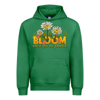 Emerald bloom where you are planted Urban Hoodie - NancyCooperArtShop