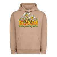 Pigment Burro bloom where you are planted Urban Hoodie - NancyCooperArtShop