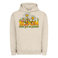 Pigment French Oak bloom where you are planted Urban Hoodie - NancyCooperArtShop