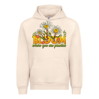 Sandshell bloom where you are planted Urban Hoodie - NancyCooperArtShop