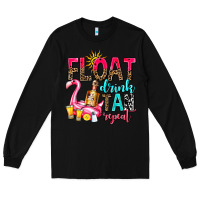 Black float drink tan repeat Long Sleeve Tee - AdoDesignShop