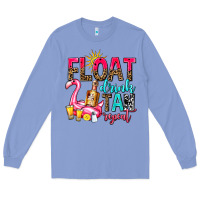 Colony Blue float drink tan repeat Long Sleeve Tee - AdoDesignShop