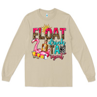 Mushroom float drink tan repeat Long Sleeve Tee - AdoDesignShop