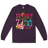 Plum float drink tan repeat Long Sleeve Tee - AdoDesignShop