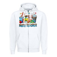 White math teacher coffee cups Zipper Hoodie - Zillion Design Studio