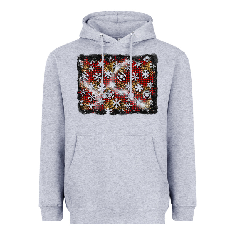 Christmas Snow Crystals Background Heavyweight Hoodie by BundleAndBundleShop | Teevron