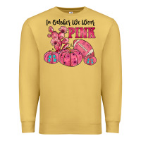 Antique Gold in october we wear pink Premium Sweatshirt - JahusDesignShop