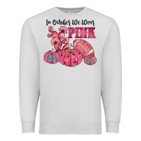 Dove Grey in october we wear pink Premium Sweatshirt - JahusDesignShop