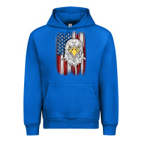 Cobalt American flag eagle Urban Hoodie - MaliasSmallBusiness