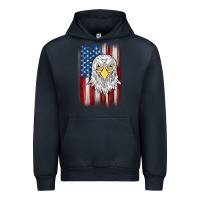 Navy American flag eagle Urban Hoodie - MaliasSmallBusiness