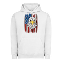 Pigment Lunar Rock American flag eagle Urban Hoodie - MaliasSmallBusiness