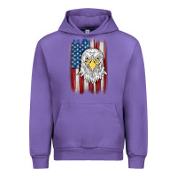 Tulip American flag eagle Urban Hoodie - MaliasSmallBusiness