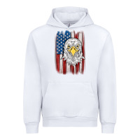 White American flag eagle Urban Hoodie - MaliasSmallBusiness