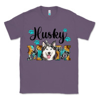 Lavender husky mom western Classic Tee - RanaPortraitStore
