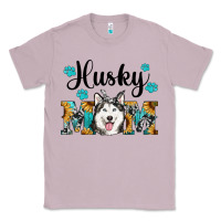 Lilac husky mom western Classic Tee - RanaPortraitStore