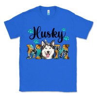 True Royal husky mom western Classic Tee - RanaPortraitStore