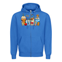 True Royal art teacher coffee cups Zipper Hoodie - Zillion Design Studio
