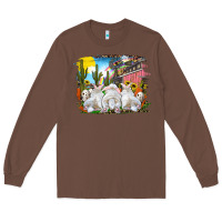 Chestnut easter farm with bunnies Long Sleeve Tee - RanaPortraitStore