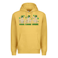 Antique Gold drink drank drunk st. patricks day skeletons Premium Hoodie - MaliasSmallBusiness