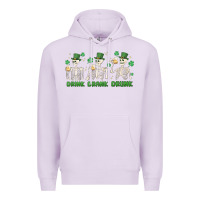 Lilac drink drank drunk st. patricks day skeletons Premium Hoodie - MaliasSmallBusiness