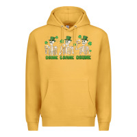 Mustard drink drank drunk st. patricks day skeletons Premium Hoodie - MaliasSmallBusiness