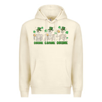 Sandshell drink drank drunk st. patricks day skeletons Premium Hoodie - MaliasSmallBusiness