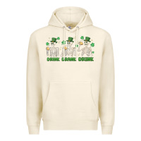 Tofu drink drank drunk st. patricks day skeletons Premium Hoodie - MaliasSmallBusiness