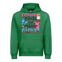 Emerald coffee scrubs and rubber gloves Urban Hoodie - NancyCooperArtShop