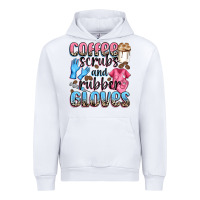 White coffee scrubs and rubber gloves Urban Hoodie - NancyCooperArtShop