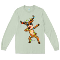 Matcha dabbing deer Long Sleeve Tee - Zillion Design Studio