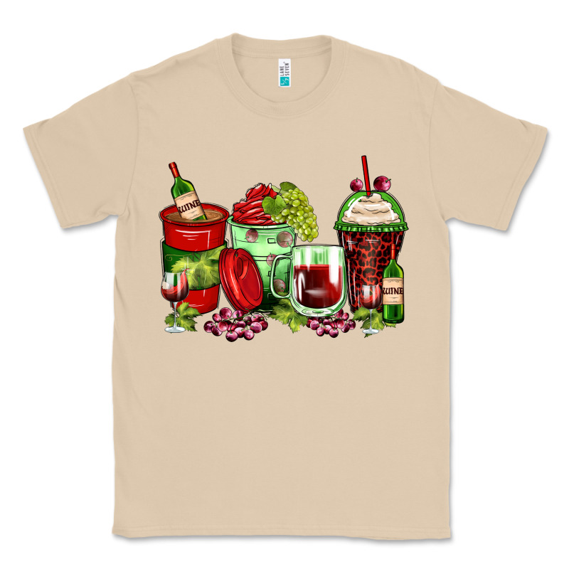Wine Coffee Cups Classic Tee by Zillion Design Studio | Teevron