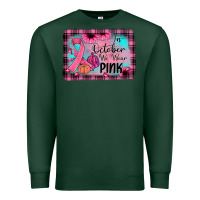 Sports Green in october we wear pink Premium Sweatshirt - JahusDesignShop