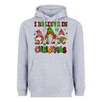 Heather Grey i believe in christmas Heavyweight Hoodie - AdoDesignShop