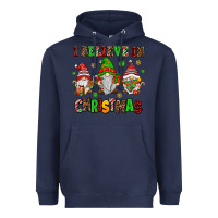 Navy i believe in christmas Heavyweight Hoodie - AdoDesignShop