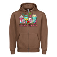 Chestnut science teacher coffee cups Zipper Hoodie - Zillion Design Studio