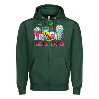 Sports Green science teacher coffee cups Zipper Hoodie - Zillion Design Studio