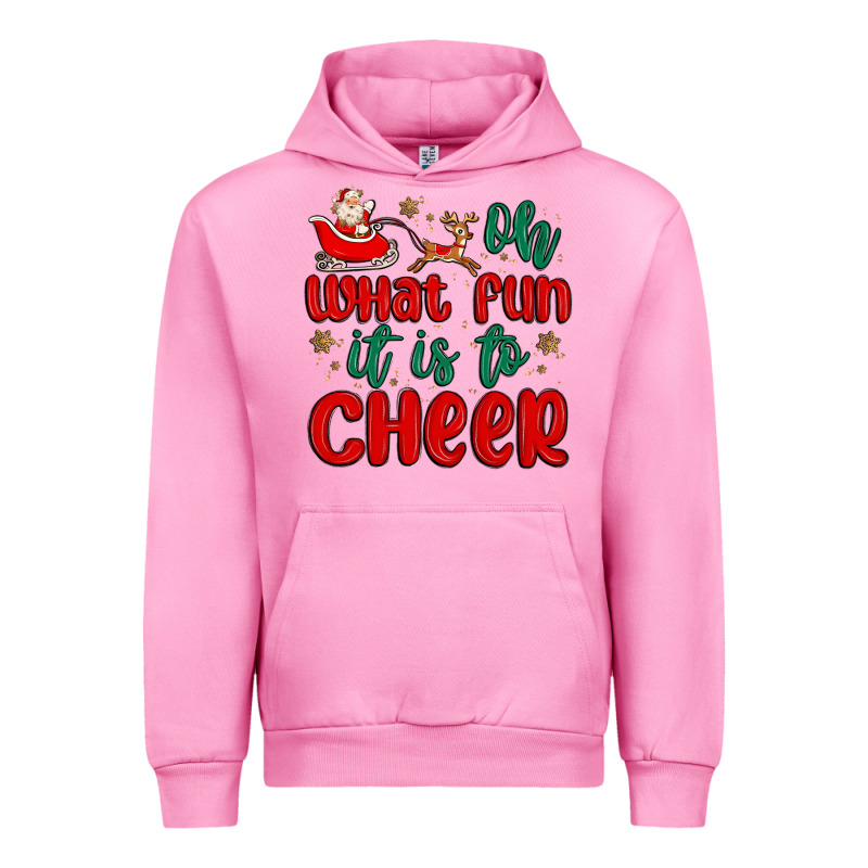 Oh What Fun It Is To Cheer Urban Hoodie by MaliasSmallBusiness | Teevron