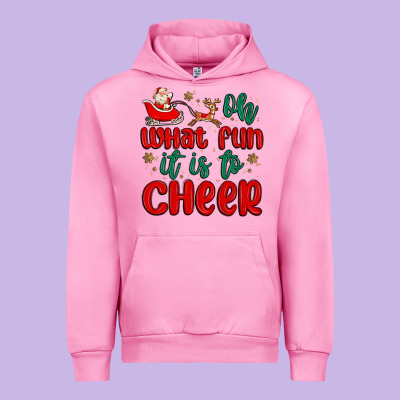 Oh What Fun It Is To Cheer Urban Hoodie Designed By Maliassmallbusiness