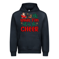 Navy oh what fun it is to cheer Urban Hoodie - MaliasSmallBusiness